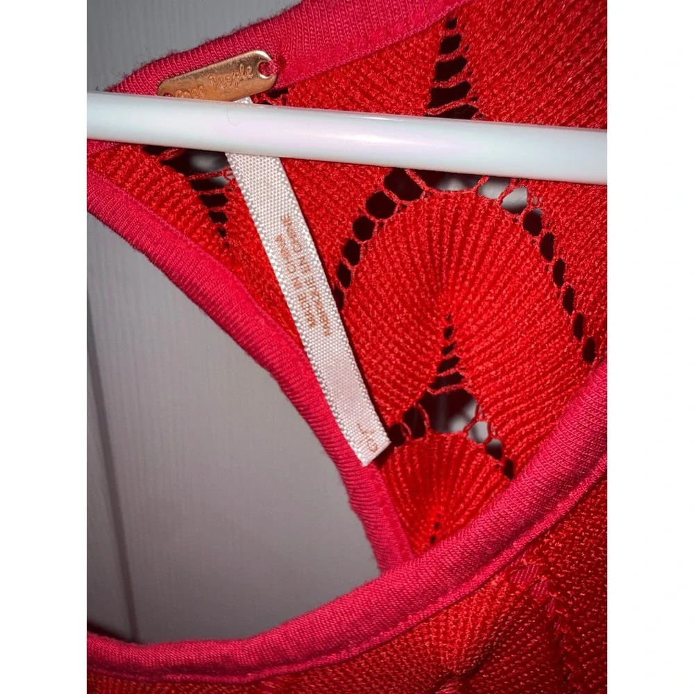 Free People vibrant red